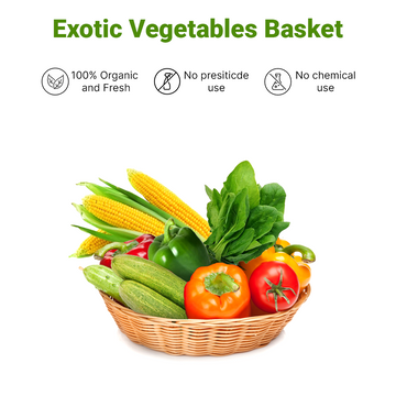 Exotic Vegetables Basket